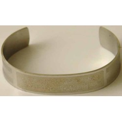 Iran Islam Shia Quran Ayat Al-Kursy White Magic AE Stainless Steel Quality Wristband