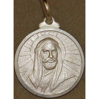 Iran Islam Shia Prophet Muhammad & Imam Ali Images Hallow SOLID Sterling Silver 925 Necklace Pendant