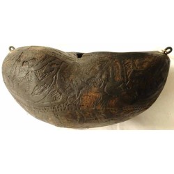 Iran Islam Shia followers of Imam Ali Dervish Sufi Hand-Made Wooden Kashkul Bowl