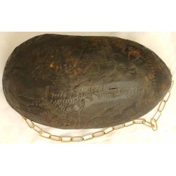 Iran Islam Shia followers of Imam Ali Dervish Sufi Hand-Made Wooden Kashkul Bowl