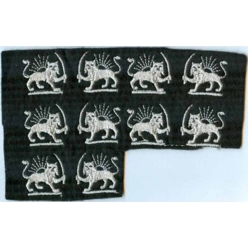 10 x Original Lion & Sun Iran Shah Pahlavi Era Military Embroidered Patch