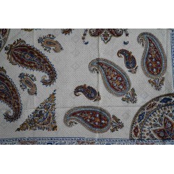 Iran Isfahan Jewish Handmade Hebrew Ghalamkar Tablecloth