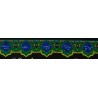 Iran Islam Shia Muharram Ashura Imam Husain & Abul-Fazl Abbas Shrines Wall Hanging Katibeh