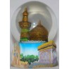 Iran Islam Shia Mashhad Imam Reza Holy Shrine with Hand-Painted 3D Thick Pictures Desk / Table Decoration Water Ball