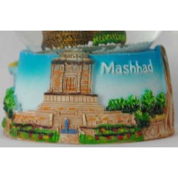 Iran Islam Shia Mashhad Imam Reza Holy Shrine with Hand-Painted 3D Thick Pictures Desk / Table Decoration Water Ball