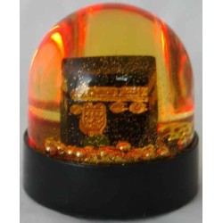 Islam Mecca Kaaba Water Ball Desk Pen Holder