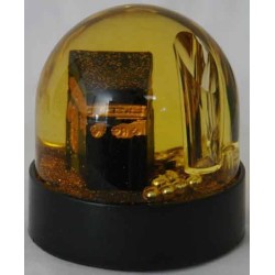 Islam Mecca Kaaba Water Ball with Battery Light Desk Pen Holder