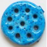 Iran Persian Mysterious Sciences Charm Talisman Blue-Turquoise Ceramic KHARMOHREH
