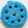 Iran Persian Mysterious Sciences Charm Talisman Blue-Turquoise Ceramic KHARMOHREH