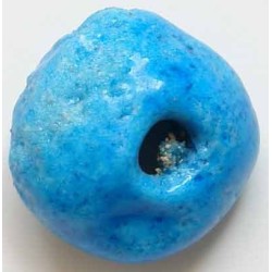 Iran Persian Mysterious Sciences Charm Talisman Blue-Turquoise Ceramic KHARMOHREH