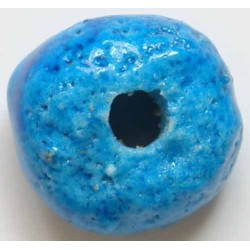 Iran Persian Mysterious Sciences Charm Talisman Blue-Turquoise Ceramic KHARMOHREH