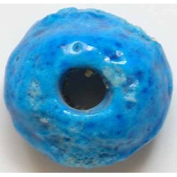 Iran Persian Mysterious Sciences Charm Talisman Blue-Turquoise Ceramic KHARMOHREH