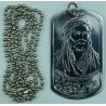 Iran Islam Shia Imam Ali & Zulfiqar Sword Military Style Tag Dog Tag Dogtag Pendant with Chain