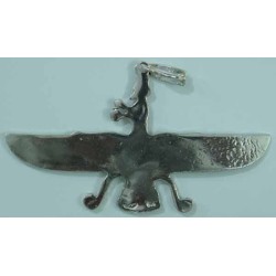 IRAN Persia Silver 900 Zoroastrian Farvahar Wing Necklace Pendant
