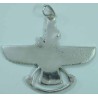 IRAN Persia Silver 900 Zoroastrian Farvahar Wing Necklace Pendant