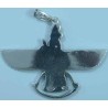 IRAN Persia Silver 900 Zoroastrian Farvahar Wing Necklace Pendant