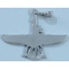IRAN Persia Silver 900 Zoroastrian Farvahar Wing Necklace Pendant