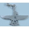 IRAN Persia Silver 900 Zoroastrian Farvahar Wing Necklace Pendant