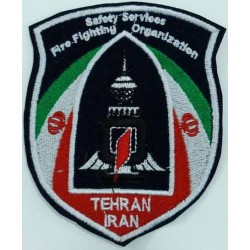 Iran Tehran Safety Services & Fire-Fighting Organization Embroidered Cloth Patch