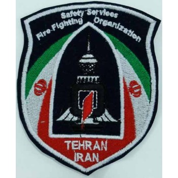 Iran Tehran Safety Services & Fire-Fighting Organization Embroidered Cloth Patch