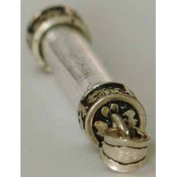 Iran Islam Shia Joshan Kabir Dua Amulet Taweez Tawiz Sterling Silver 925 Carved Mosque Pendant Necklace