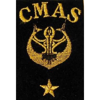 Iran CMAS Military Navy 1 Star Diver Deep Sea Diving Scuba Embroidered Patch