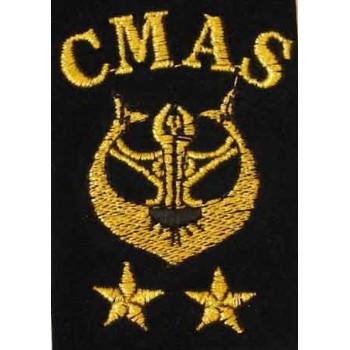 Iran CMAS Military Navy 2 Star Diver Deep Sea Diving Scuba Embroidered Patch