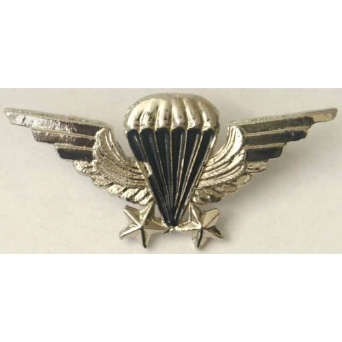 Iran Military Combat Airborne AB Elite Para Parachute Paratrooper Senior 2 Star Diecast Wing