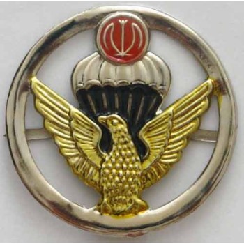 Iran Military AB Airborne Para Parachute Paratrooper Beret Hat Badge
