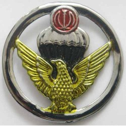 Iran Military AB Airborne Para Parachute Paratrooper Beret Hat Badge