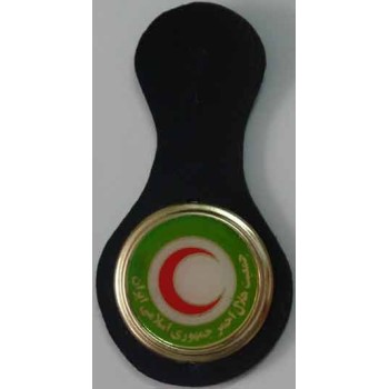 Red Crescent (Red Cross) Society of the Islamic Republic of Iran Breast Badge on Fob