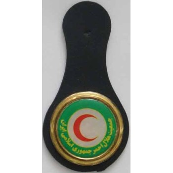 Red Crescent (Red Cross) Society of the Islamic Republic of Iran Breast Badge on Fob