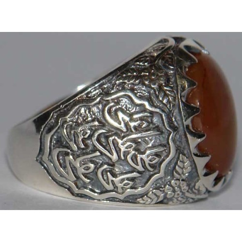 Iran Islam Shia Imam Ali Name Natural Yamani Yemeni Agate Aqeeq Aqiq Sterling Silver 925 Ring Iran Islam Shia Imam Ali Name Natural Yamani Yemeni Agate Aqeeq Aqiq Sterling Silver 925 Ring