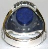 Iran Islam Shia Natural Imported Lajward ( Lapis Lazuli ) Gemstone of Afghanistan Sterling Silver 925 Ring