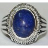 Iran Islam Shia Natural Imported Lajward ( Lapis Lazuli ) Gemstone of Afghanistan Sterling Silver 925 Ring