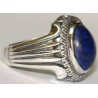 Iran Islam Shia Natural Imported Lajward ( Lapis Lazuli ) Gemstone of Afghanistan Sterling Silver 925 Ring