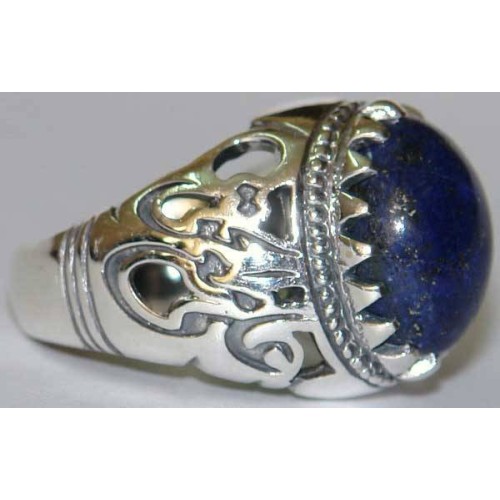 Iran Islam Shia Imam ALI-ON MA' AL-HAQQ Natural Lajward ( Lapis Lazuli ) Gemstone Sterling Silver 925 Ring Iran Islam Shia Imam ALI-ON MA' AL-HAQQ Natural Lajward ( Lapis Lazuli ) Gemstone Sterling Silver 925 Ring