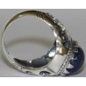 Iran Islam Shia Imam ALI-ON MA' AL-HAQQ Natural Lajward ( Lapis Lazuli ) Gemstone Sterling Silver 925 Ring