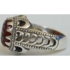 Iran Islam Shia SALAWAT Blessing to Prophet & Ahlu-l Bait Natural Agate Aqeeq Aqiq Silver 925 Ring