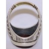 Iran Islam Shia Hadith LOVING IMAM ALI IS THE SIGN OF FAITH Engraved on Natural Agate Sterling Silver 925 Ring