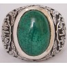 Iran Islam Shia Imam Ali Name Natural Malachite Gemstone Sterling Silver 925 Ring