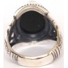 Iran Islam Shia Natural Onyx Agate Aqeeq Aqiq Akeek Sterling Silver 925 Ring
