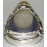 Iran Natural Eye Agate Aqeeq Aqiq Akik Protection Gemstone Sterling Silver 925 Ring