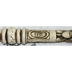 Iran Islam Shia Muslim Sufi Dervish Darvesh Walking Stick with nice characters all around