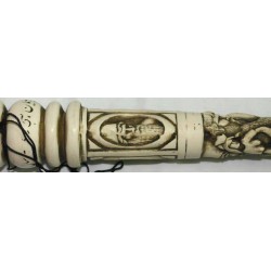 Iran Islam Shia Muslim Sufi Dervish Darvesh Walking Stick with nice characters all around