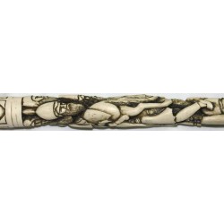 Iran Islam Shia Muslim Sufi Dervish Darvesh Walking Stick with nice characters all around