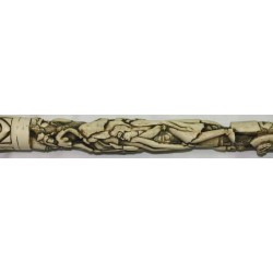 Iran Islam Shia Muslim Sufi Dervish Darvesh Walking Stick with nice characters all around