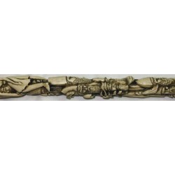 Iran Islam Shia Muslim Sufi Dervish Darvesh Walking Stick with nice characters all around