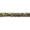 Iran Islam Shia Muslim Sufi Dervish Darvesh Walking Stick with nice characters all around