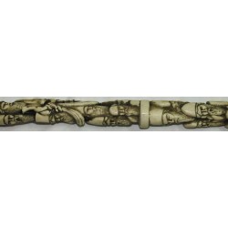 Iran Islam Shia Muslim Sufi Dervish Darvesh Walking Stick with nice characters all around